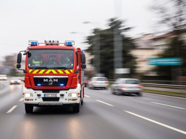 Ogień zniszczył pergolę i spalił toyotę – mieszkańcy w szoku po nocnym pożarze
