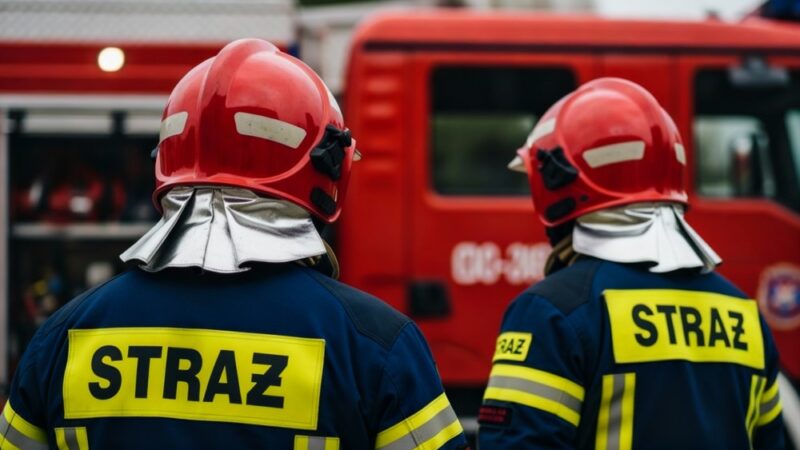 Druhowie z OSP Dobroń w akcji: ekstremalne szkolenie w komorze dymowej!