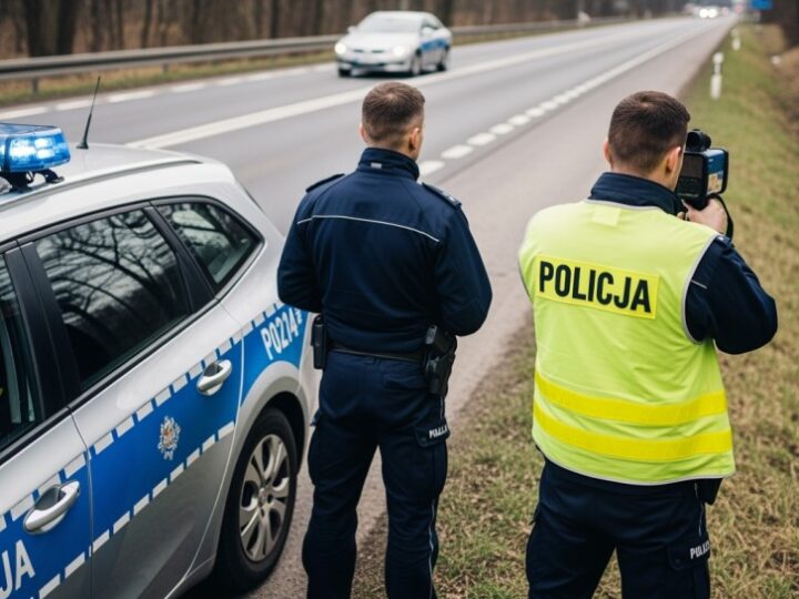 Kierowca mercedesa pędził 110 km/h w terenie zabudowanym!