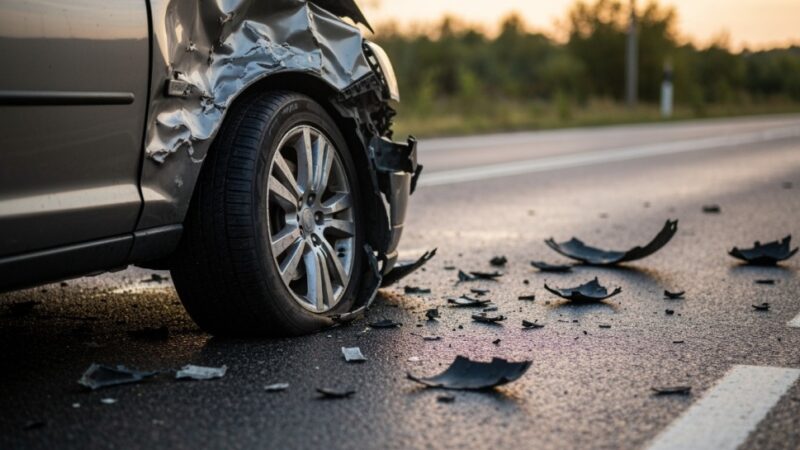 Pieszy potrącony na przejściu: Ignorowanie czerwonego światła w Pabianicach