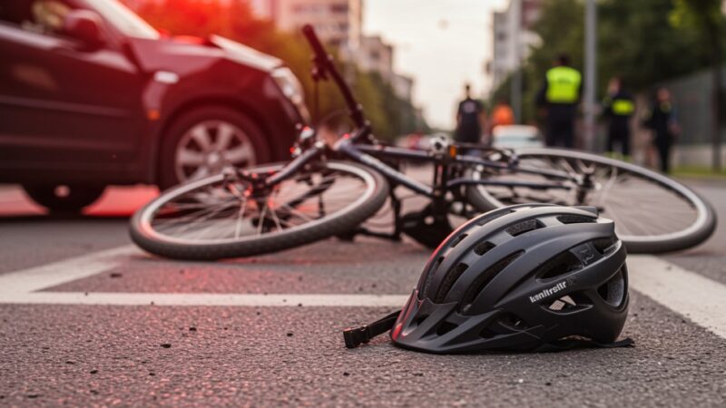 Potrącenie rowerzystki: apelujemy o ostrożność na drogach!