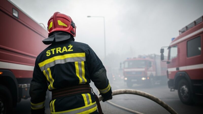 Alarmujące dane o pożarach i tlenku węgla w sezonie grzewczym 2025/2026