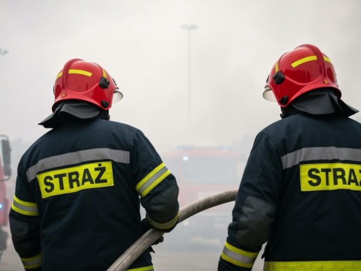 Strażacy w Pabianicach w akcji: pożar kotłowni i opuszczonego kina