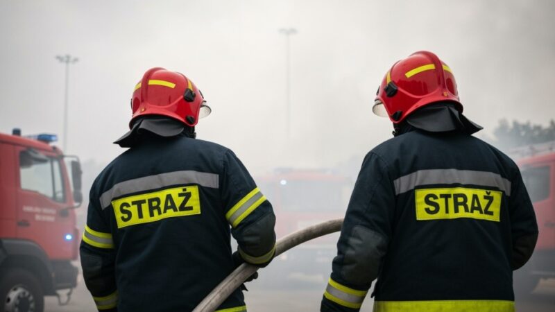 Strażacy w Pabianicach w akcji: pożar kotłowni i opuszczonego kina