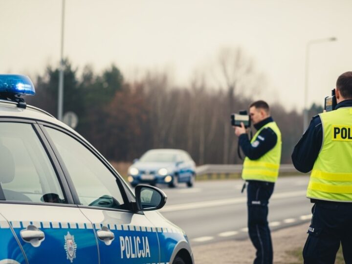 Policja w akcji: Kontrola prędkości na drogach w całym kraju