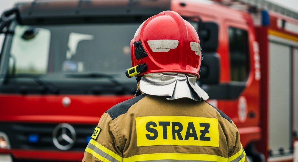 Pożar na osiedlu Bugaj w Pabianicach: poranny alarm dla mieszkańców