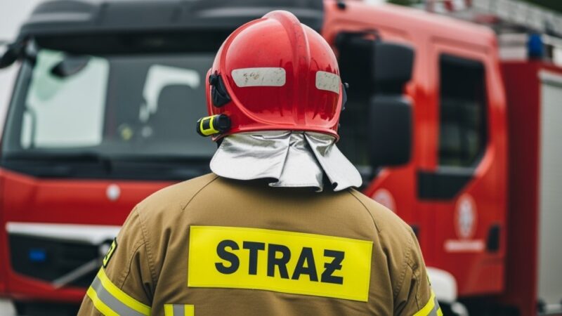 Wigilijne spotkanie strażaków w Pabianicach: nowy sprzęt i świąteczne życzenia