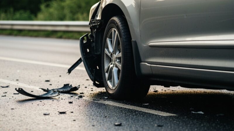 Zderzenie na ul. Partyzanckiej: Droga już odblokowana