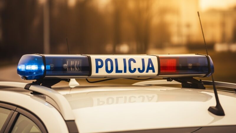 Wzruszające pożegnanie emerytowanego policjanta w Pabianicach