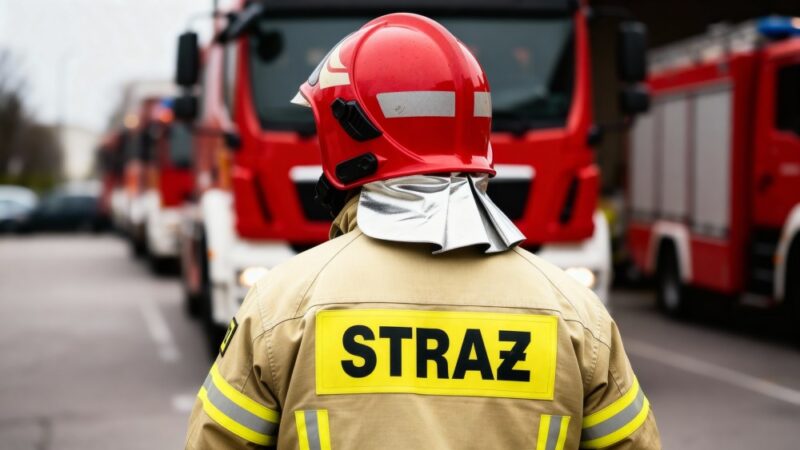 Straż pożarna w akcji: interwencje na 20 Stycznia i Jutrzkowickiej w Pabianicach