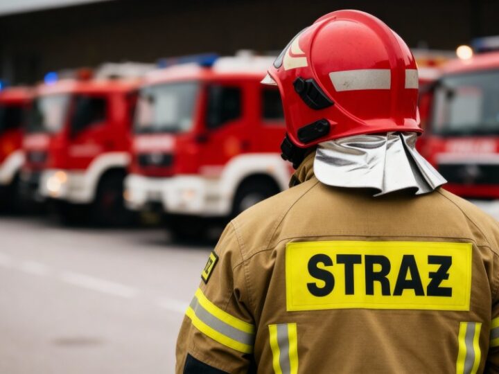 Intensywny dzień OSP Pabianice: od gaszenia pożaru do zabezpieczenia dachu