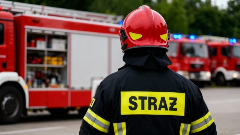 Nowy strażak w Pabianicach: ślubowanie i rozpoczęcie służby na rzecz społeczności