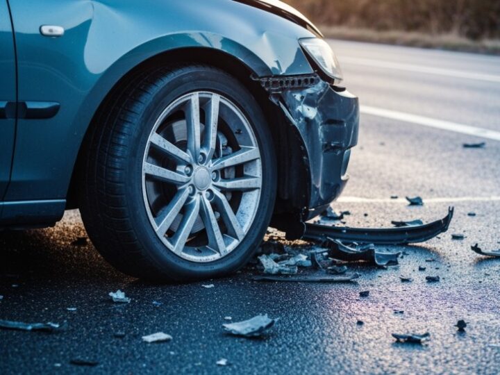 Utrudnienia na ul. Piłsudskiego po kolizji – tylko jeden pas dostępny