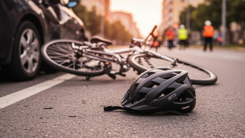 Policja zapewnia bezpieczeństwo na rajdzie rowerowym w Pabianicach