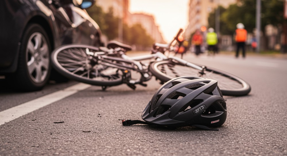 Policja zapewnia bezpieczeństwo na rajdzie rowerowym w Pabianicach