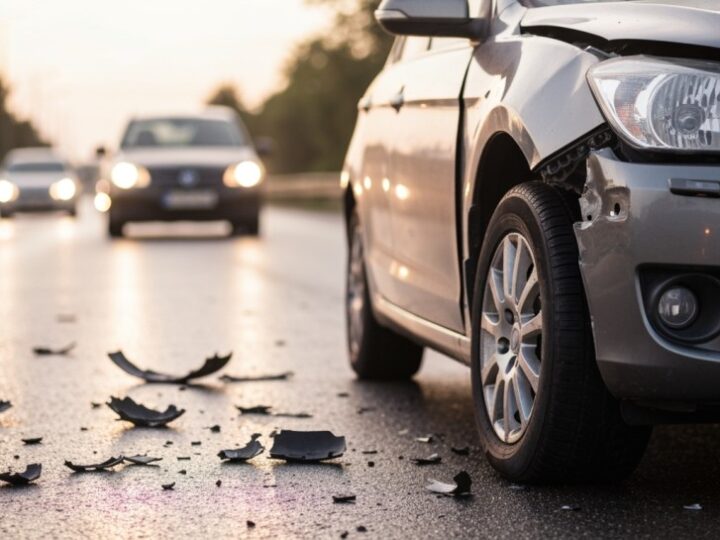 Ruch w Pabianicach wznowiony po zderzeniu trzech aut