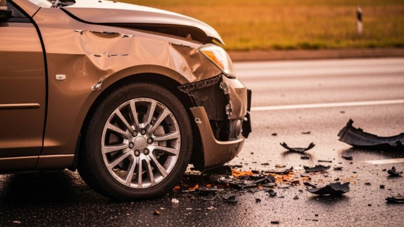 Motocyklista w szpitalu po zderzeniu z samochodem w Konstantynowie Łódzkim