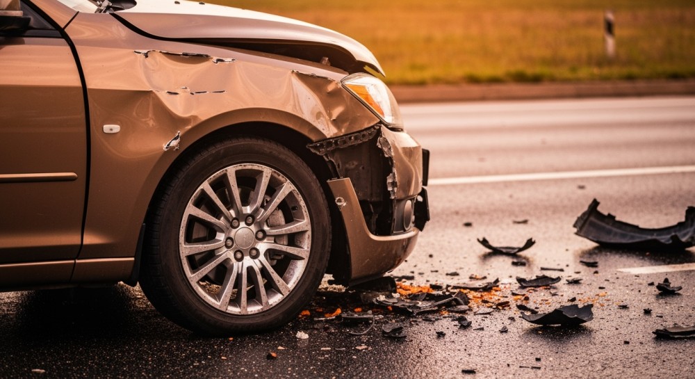 Motocyklista w szpitalu po zderzeniu z samochodem w Konstantynowie Łódzkim