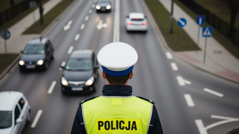 Motocyklista ranny po nieostrożnym wyprzedzaniu na drodze