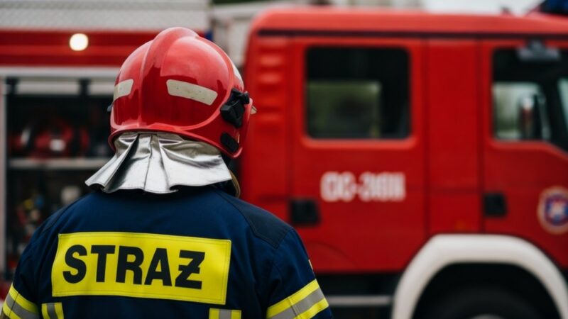 Intensywny tydzień OSP Pabianice: Pożary, wypadki i alarmy w akcji ratunkowej