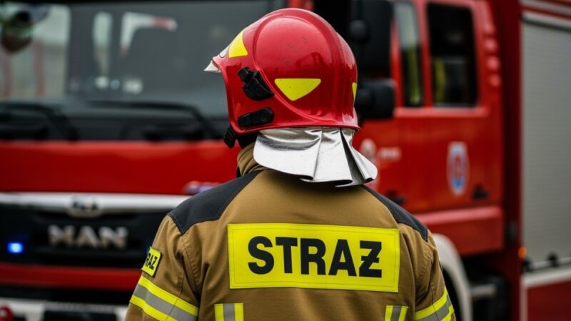 Bezpieczeństwo na pierwszym miejscu: szkolenie strażaków w Pabianicach