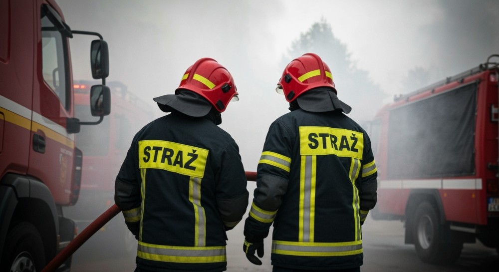 Pożar drewniaka w Pabianicach: Heroiczne działania strażaków i wsparcie lokalnej społeczności